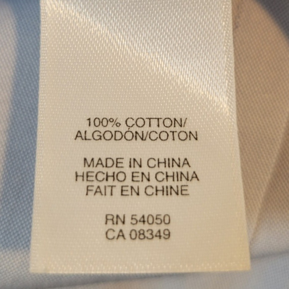 Jones Wear Essentials Quick Care Womens Blue Button Up Blouse Shirt Size 10 - Picture 7 of 10